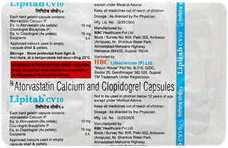 Lipitab Cv 10 Capsule 10