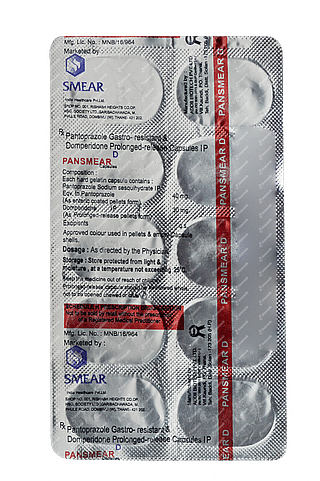 Pansmear D 40/30 MG Capsule Pr 10