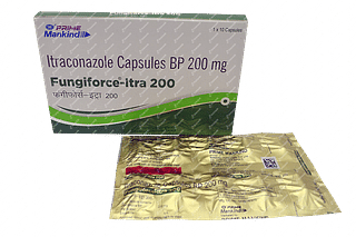 Fungiforce Itra  200 MG Capsule 10