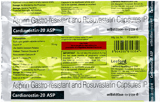 Cardiorostin 20 Asp Capsule 10