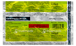 Cardiorostin Asp 20/75 MG Capsule 10