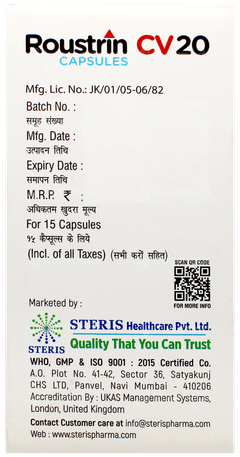 Roustrin Cv 20 Capsule 15