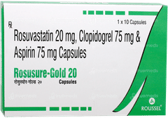 Rosusure Gold 20 Capsule 10 Rosusure Gold 20 Capsule 10