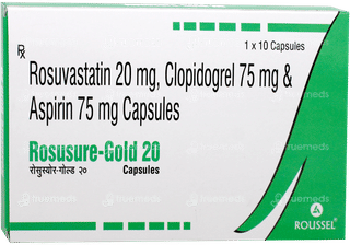 Rosusure Gold 20 Capsule 10