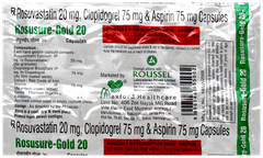 Rosusure Gold 20 Capsule 10 Rosusure Gold 20 Capsule 10