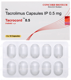 Tacrocord 0.5 Capsule 10