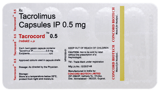 Tacrocord 0.5 Capsule 10