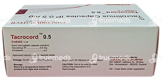 Tacrocord 0.5 MG Capsule 10