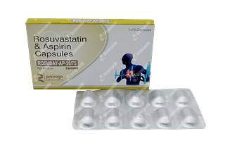 Rosuday Ap 20/75 MG Capsule 10