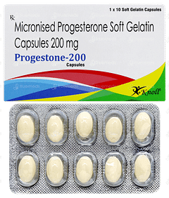 Progestone 200 Capsule 10