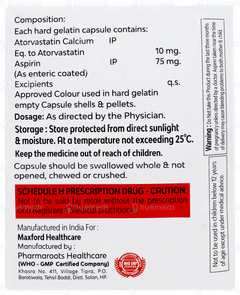 Atorvee Ap 10 Capsule 15 Atorvee Ap 10 Capsule 15