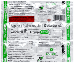 Atorvee Ap 10 Capsule 15 Atorvee Ap 10 Capsule 15