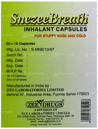 Snezee Breath Capsule 10