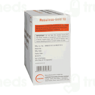 Rosuless Gold 10 Capsule 15