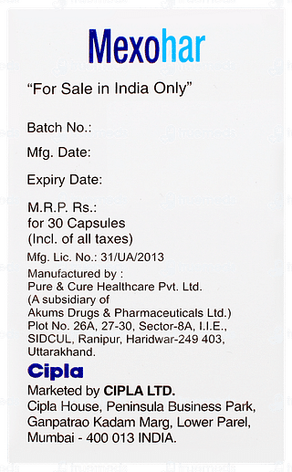 Mexohar 150 Capsule 30