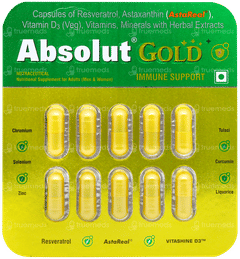 Absolut Gold Capsule 10