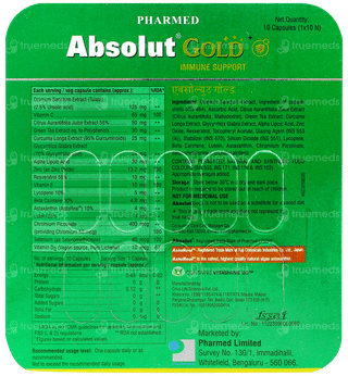 Absolut Gold Capsule 10