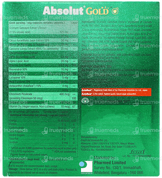 Absolut Gold Capsule 10