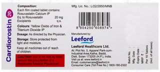 Cardiorostin 20 Tablet 10