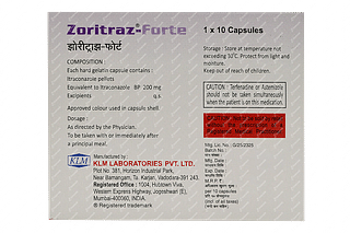 Zoritraz Forte 200 MG Capsule 10