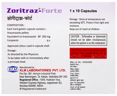 Zoritraz Forte Capsule 10 Zoritraz Forte Capsule 10