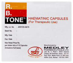 R B Tone Capsule 15 R B Tone Capsule 15