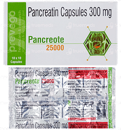 Pancreote 25000 Capsule 10