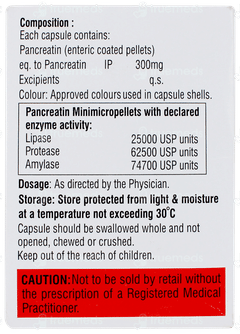 Pancreote 25000 Capsule 10
