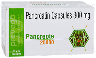 Pancreote 25000 Capsule 10