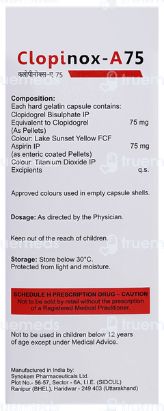 Clopitex A 75 Capsule 15