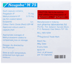 Neugaba M 75 Capsule 15