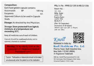 Itraconol 100 Capsule 10