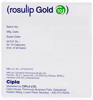 Rosulip Gold 10 Capsule 10