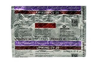 Lipikind Cv 20/75 MG Capsule 10