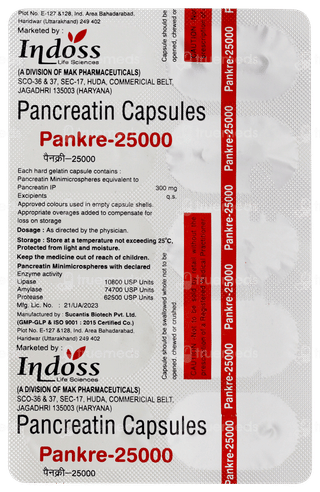 Pankre 25000 Capsule 10