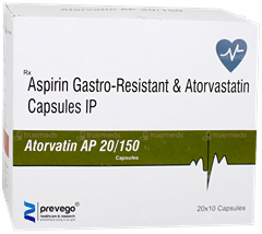 Atorvatin Ap 20/150 Capsule 10