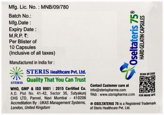 Oseltateris 75 Capsule 10