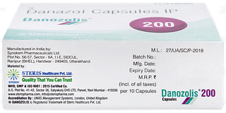 Danozolis 200 Capsule 10