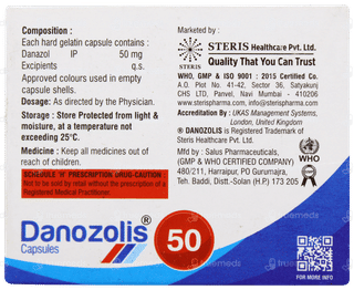 Danozolis 50 Capsule 10