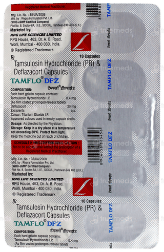 Tamflo Dfz Capsule 10