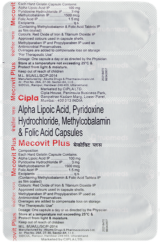 Mecovit Plus Capsule 10