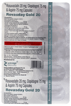 Rovasday Gold 20 Capsule 10 Rovasday Gold 20 Capsule 10