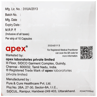 Apexitra 200 Capsule 10