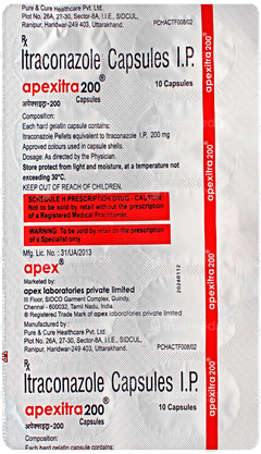 Apexitra 200 Capsule 10