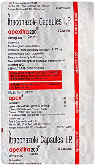Apexitra 200 Capsule 10