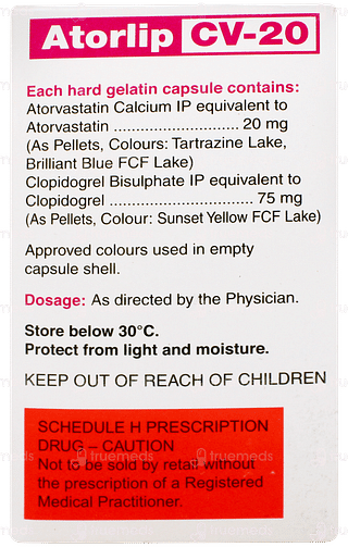Atorlip Cv 20 Capsule 10