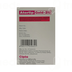 Atocor Gold 20 Capsule 10 Atocor Gold 20 Capsule 10