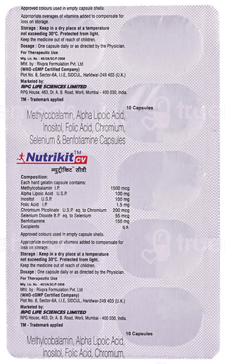 Nutrikit Cv Capsule 10