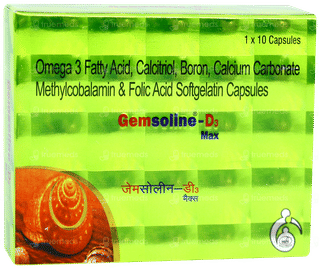 Gemsoline D3 Max Capsule 10