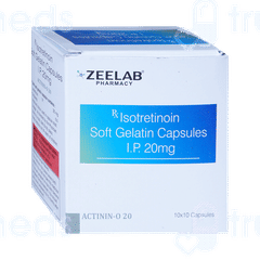 Actinin O 20 Mg Soft Gelatin Capsule 10
